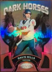 Davis Mills [Pink] #DH-15 Football Cards 2022 Panini Certified Dark Horses Prices