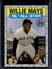 Willie Mays [Platinum] #86B-2 Baseball Cards 2021 Topps 1986 35th Anniversary Prices