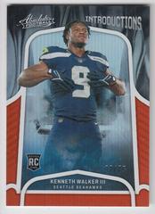 Kenneth Walker III [Spectrum Orange] Football Cards 2022 Panini Absolute Introductions Prices
