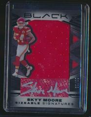 Skyy Moore #SSR-SMO Football Cards 2022 Panini Black Sizeable Signatures Rookie Jersey Prices