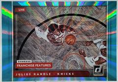 Julius Randle [Teal Laser] Basketball Cards 2021 Panini Donruss Franchise Features Prices