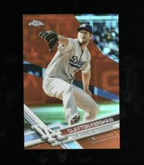 Clayton Kershaw [With Hat Orange] #25 Baseball Cards 2017 Topps Chrome Prices