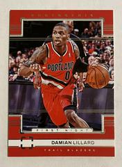 Damian Lillard #11 Basketball Cards 2022 Panini Photogenic First Night Prices