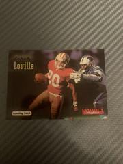 Derek Loville #129 Football Cards 1996 Skybox Impact Prices