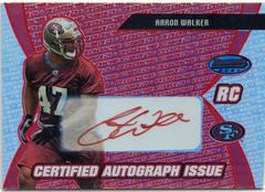 Aaron Walker [Certified Autograph Red] #155 Football Cards 2003 Bowman's Best Prices