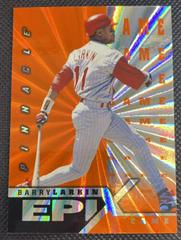 Barry Larkin [Game Orange] #E12 Baseball Cards 1998 Pinnacle Epix Prices