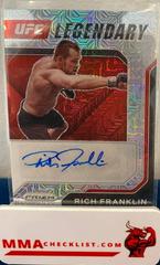 Rich Franklin [Mojo] Ufc Cards 2022 Panini Prizm UFC Legendary Signatures Prices