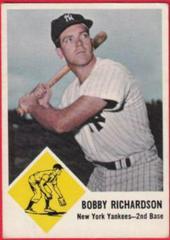 Bobby Richardson #25 Baseball Cards 1963 Fleer Prices