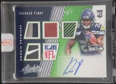 Rashaad Penny [Material Autograph Five] Football Cards 2018 Panini Absolute Prices