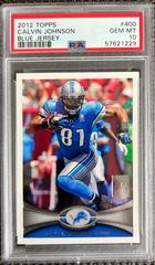 Calvin Johnson [Blue Jersey] Football Cards 2012 Topps Prices