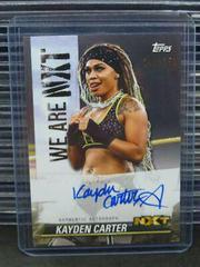Kayden Carter Wrestling Cards 2021 Topps WWE We Are NXT Autographs Prices