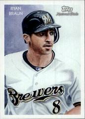 Ryan Braun #95 Baseball Cards 2010 Topps National Chicle Prices