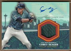 Corey Seager [Red] Baseball Cards 2023 Topps Update All Star Stitches Autographs Prices