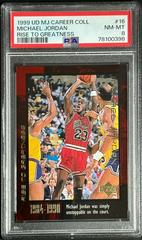 Michael Jordan #16 Basketball Cards 1999 Upper Deck MJ Career Collection Prices