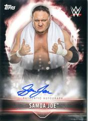 Samoa Joe Wrestling Cards 2019 Topps WWE Road to Wrestlemania Autographs Prices