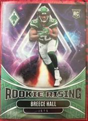 Breece Hall [Teal] Football Cards 2022 Panini Phoenix Rookie Rising Prices