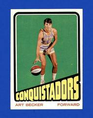 Art Becker #178 Basketball Cards 1972 Topps Prices