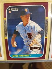 Mike Krukow #98 Baseball Cards 1987 Donruss Opening Day Prices