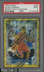 Allen Iverson [Refractor w Coating] #280 Basketball Cards 1996 Finest Prices