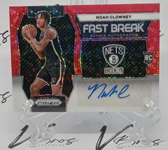Noah Clowney [Red] #29 Basketball Cards 2023 Panini Prizm Fast Break Rookie Autograph Prices