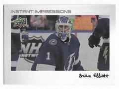 Brian Elliott #PZ-12 Hockey Cards 2022 Upper Deck Instant Impressions Prices