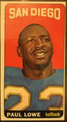 Paul Lowe #166 Football Cards 1965 Topps Prices