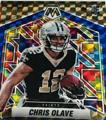 Chris Olave [Blue] #I-7 Football Cards 2022 Panini Mosaic Introductions Prices
