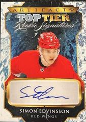 Simon Edvinsson Hockey Cards 2023 Upper Deck Artifacts Top Tier Rookie Signatures Prices