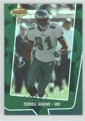 Terrell Owens [Green] #4 Football Cards 2005 Bowman's Best Prices