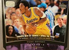 Kobe Bryant #75 Basketball Cards 1998 Upper Deck Prices
