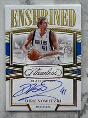 Dirk Nowitzki [Gold] #26 Basketball Cards 2022 Panini Flawless Enshrined Signature Prices