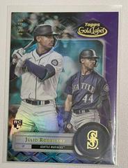 Julio Rodriguez [Class 1 Purple] #4 Baseball Cards 2022 Topps Gold Label Prices