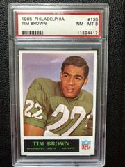 Tim Brown #130 Football Cards 1965 Philadelphia Prices