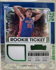 Luka Garza [Autograph Blue Shimmer] #138 Basketball Cards 2021 Panini Contenders Prices