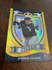 Andrew Vaughn [Gold] #15 Baseball Cards 2021 Panini Chronicles Crusade Prices