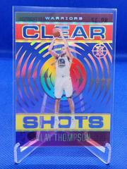 Klay Thompson [Asia Red Yellow] Basketball Cards 2020 Panini Illusions Clear Shots Prices