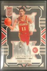 Trae Young #18 Basketball Cards 2022 Panini Donruss Elite Clarity Prices