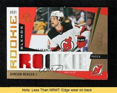 Dawson Mercer [Patch] Hockey Cards 2021 SP Game Used Rookie Blends Prices