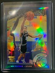 Tim Duncan [Refractor] #78 Basketball Cards 2002 Topps Chrome Prices