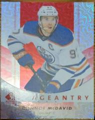 Connor McDavid [Red] #P-1 Hockey Cards 2022 SP Authentic Pageantry Prices
