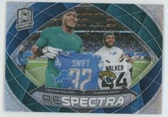 D'Andre Swift / Travon Walker #12 Football Cards 2023 Panini Spectra Respectra Prices