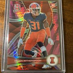 Devon Witherspoon [Neon Pink] #18 Football Cards 2023 Panini Chronicles Draft Picks Spectra Prices