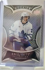 Matthew Knies #R-KN Hockey Cards 2023 Upper Deck Black Diamond Exquisite Collection Rookie Prices
