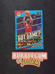 James Harden [Blue Fluorescent] #23 Basketball Cards 2019 Panini Mosaic Got Game Prices