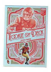 Drake London [Gold] #RD-11 Football Cards 2022 Panini Donruss Elite Rookie on Deck Prices