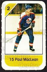 Paul MacLean Hockey Cards 1982 Post Cereal Prices