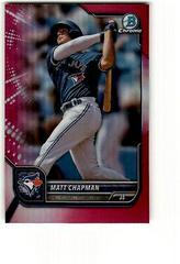 Matt Chapman [Fuchsia] #2 Baseball Cards 2022 Bowman Chrome Prices