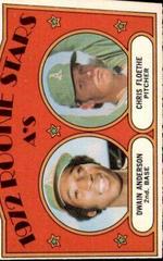 A's Rookies [D. Anderson, C. Floethe] #268 Baseball Cards 1972 O Pee Chee Prices