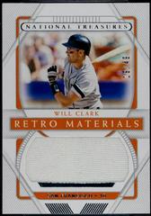 Will Clark [Retro Materials] #RM-WC Baseball Cards 2021 Panini National Treasures Prices