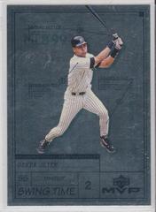 Derek Jeter Baseball Cards 1999 Upper Deck MVP Swing Time Prices